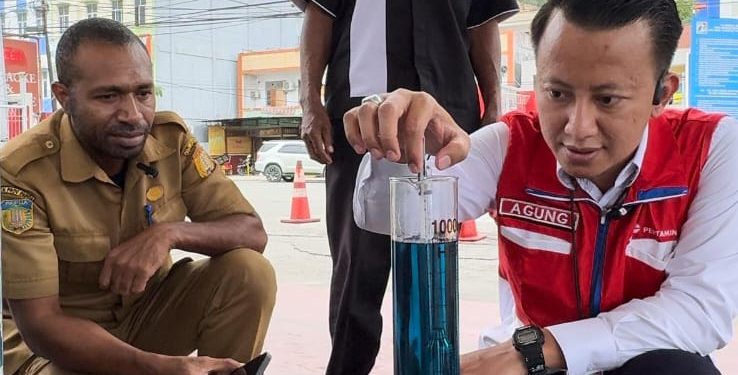 Persiapan Satgas RAFI 2025, Pertamina Sidak Lembaga Penyalur di Kota Jayapura
