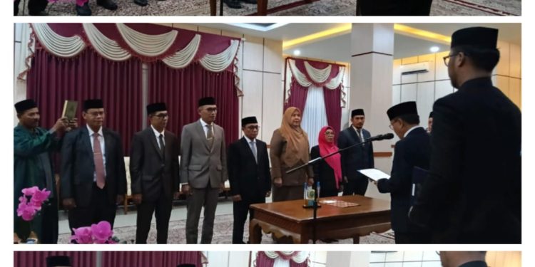 Perdana, IMS Lantik Tujuh OPD Hasil Assesmen