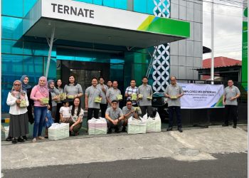 Bentuk Nyata Kepedulian dan Kebersamaan, BPJS Ketenagakerjaan Ternate lakukan Employee Volunteering Berbagi Takjil