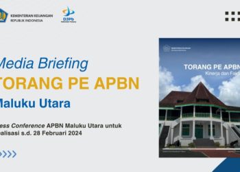 Perwakilan Kemenkeu Malut Gelar Media Briefing Rutin “Torang Pe APBN”