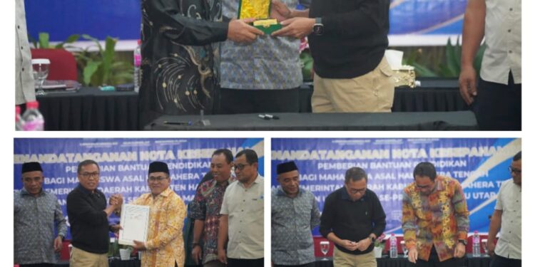 Pemkab Halteng Teken MoU Dengan 11 Universitas di Malut