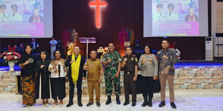 NHM Hadiri Perayaan Syukuran Paskah Kristus Oikumene 2025 yang Digelar Pemkab Halut