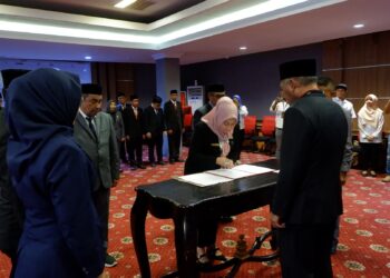 Pemprov Malut Lantik Tiga Pejabat Tinggi Pratama di Era Pemerintahan Sherly-Sarbin