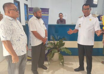 Wakil Bupati Halmahera Utara Sidak di Kantor PDAM Tobelo