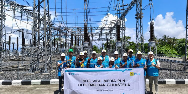 PLN UIW MMU Ajak Insan Pers Kunjungi Instalasi Kelistrikan di Ternate