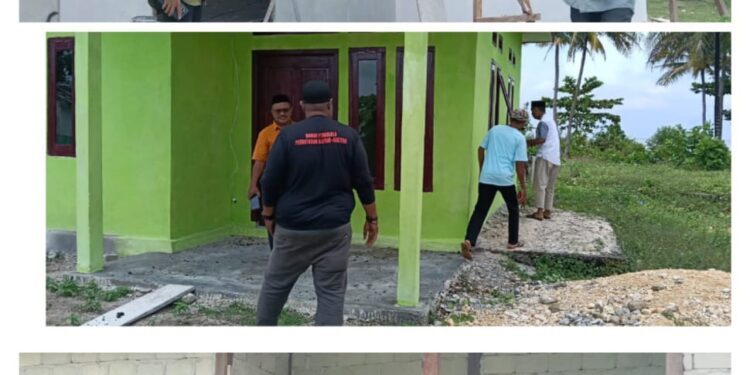 Kaban BPPD Halteng Tinjau Langsung Fisik RTLH di Pulau Gebe