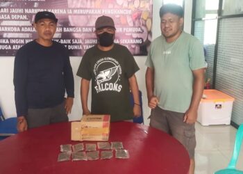 Selipkan Ganja di Ban Dalam Sepeda Motor, Pemuda Galela Ditangkap Polisi