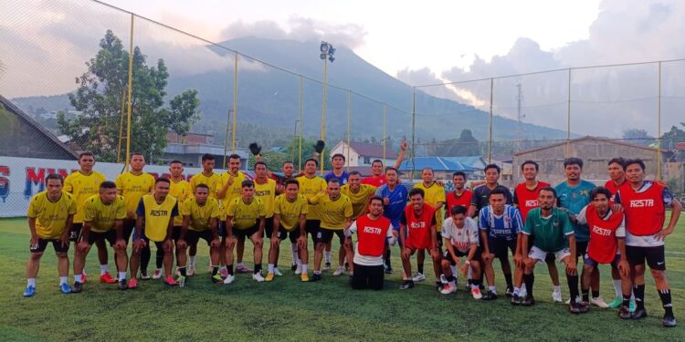 BI Malut Vs Wartawan Peliputan Kota Jalani Laga “Fun Match”