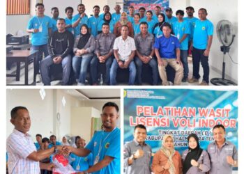 Pelatihan Wasit Linsensi Bola Voli Berakhir, 26 Peserta Lulus Dengan Hasil Terbaik