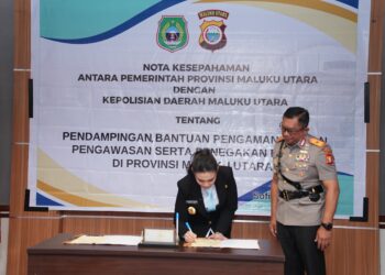Pastikan Keamanan di Malut, Gubernur lakukan MoU dengan Polda