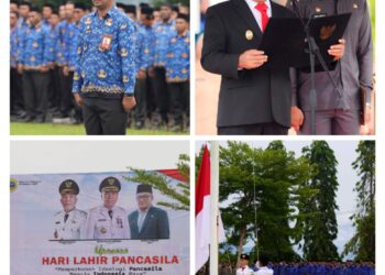 Wabup Halteng Inspektur Upacara Hari Lahir Pancasila Tahun 2025