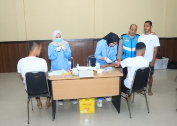 Polda Malut Gelar Pemeriksaan Kesehatan Calon Anggota Polri 2025