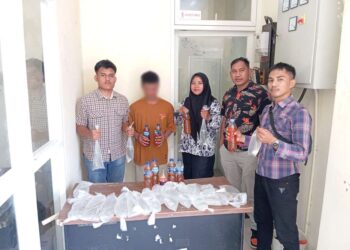 Respons Cepat Laporan Warga, Polres Ternate Amankan Puluhan Miras