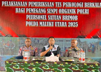 Polda Malut Gelar Tes Psikologi untuk Personel Satbrimob Pemegang Senpi Organik