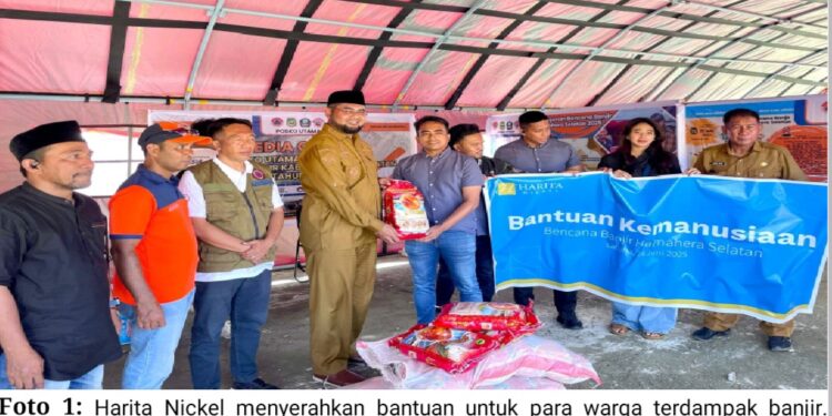 Kepedulian Harita Nickel di Tengah Cuaca Ekstrem: Bantu Pangan, Air Bersih, dan Layanan Kesehatan