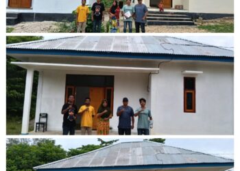 BPPD Monitoring RTLH kecamatan Pulau Gebe, Masyarakat Bersyukur Rumah Dibangun Pemkab Halteng
