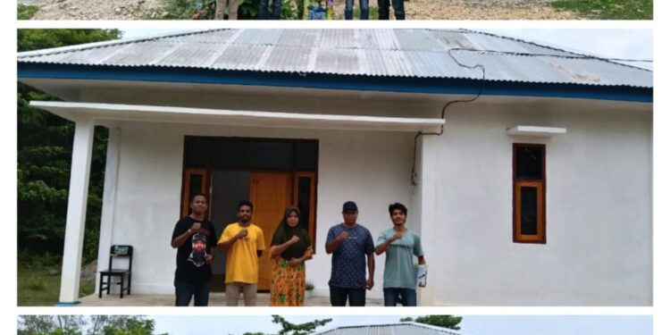 BPPD Monitoring RTLH kecamatan Pulau Gebe, Masyarakat Bersyukur Rumah Dibangun Pemkab Halteng