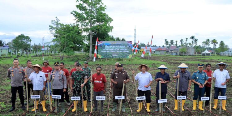 Wakapolda Malut Hadiri Penanaman Jagung Serentak Dukung Ketahanan Pangan Nasional