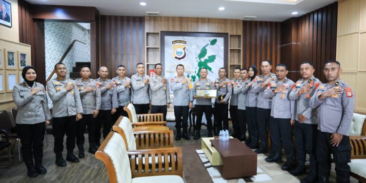 Kapolda Malut Terima Silaturahmi Perwira SIP Angkatan 54