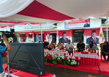 Pemkab Halteng dan Masyarakat Sambut Presiden Prabowo Subianto, Peluncuruan Koperasi Desa/Kelurahan Merah Putih ‎