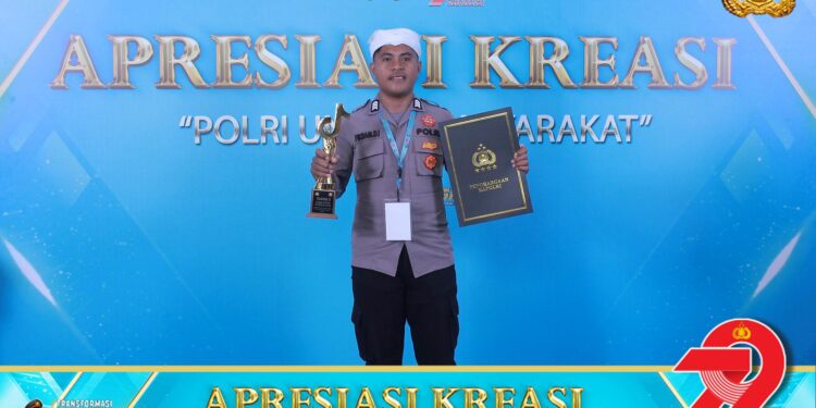 Brigpol Fikram Raih Juara Tiga Lomba TikTok Polri Tingkat Nasional