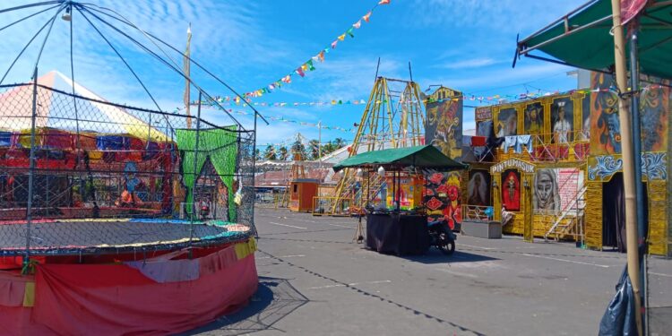 Diduga Dishub Halut Beri Izin Alih Fungsi Terminal Wosia Jadi Pasar Malam