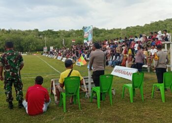 Polisi Tempatkan Personel Amankan Turnamen Takome Cup II di Ternate