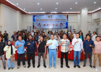 Kapolda dan Wakapolda Malut Hadiri Media Gathering Bersama Insan Pers