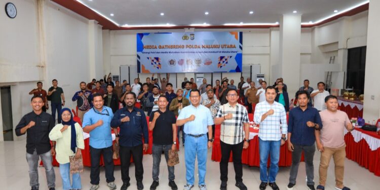 Kapolda dan Wakapolda Malut Hadiri Media Gathering Bersama Insan Pers