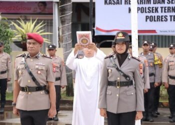 Jabatan Kasat Reskrim dan Kapolsek Ternate Selatan Berganti