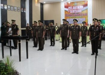 Kajati Malut Pimpin Sertijab Sejumlah Pejabat Eselon