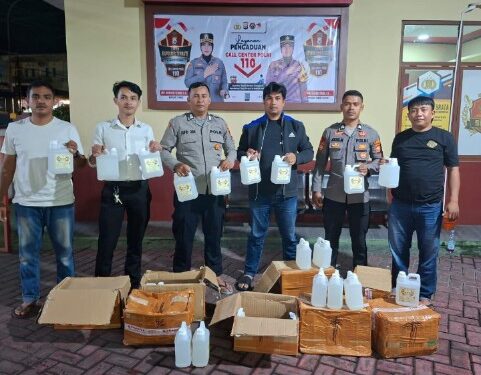 Polsek Ternate Selatan Gagal Bekuk Pemilik Puluhan Jeriken Miras China