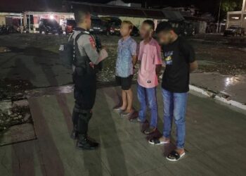 Mabuk dan Resahkan Warga, 4 Pemuda Diamankan Samapta Polres Ternate