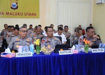 Kapolda Malut Hadiri Arahan Kapolri dan Dirut Bulog Terkait Stabilitas Pangan Nasional