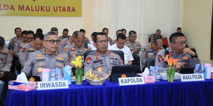 Kapolda Malut Hadiri Arahan Kapolri dan Dirut Bulog Terkait Stabilitas Pangan Nasional