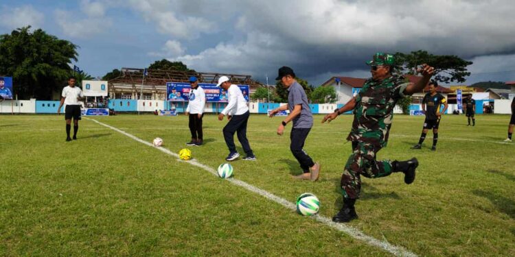 Ketua DPW PAN Malut Buka Open Tournament Cup l U-20 Tahun 2025 di Galela