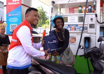 Rayakan HUT Kemerdekaan RI, Pertamina Patra Niaga Gelar Kegiatan Sapa Pelanggan