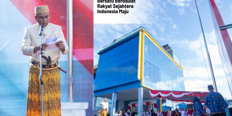 Perdana, Putra Daerah BWS Maluku Utara pimpin Upacara HUT RI-80 Mempertegas Dukungan Program Swasembada Pangan Malut