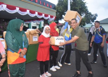 Semarak HUT ke-80 RI, Korem 152/Baabullah Gelar Pertandingan Meriah Penuh Kebersamaan