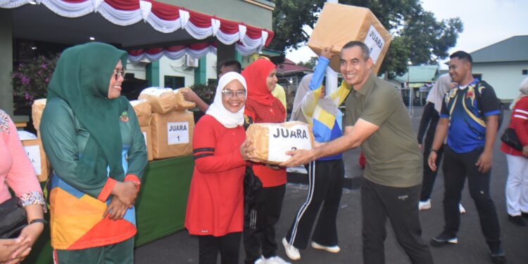 Semarak HUT ke-80 RI, Korem 152/Baabullah Gelar Pertandingan Meriah Penuh Kebersamaan