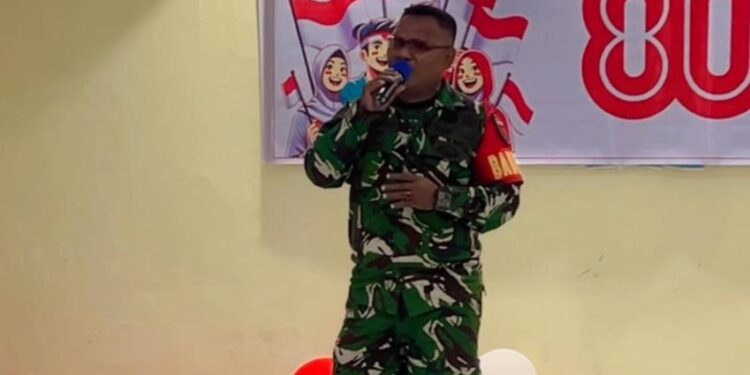 Babinsa Salero Juarai Lomba Vokal Solo di Ternate