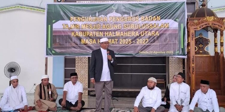 Pemkab Halut Kembalikan Nama Asli Masjid Agung Halmahera Utara