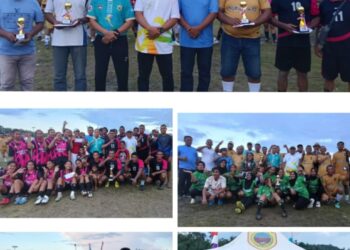 Putra Nurweda Tumbang Dengan Nusliko, Putri Were Tumbang Pada Laga Sepakbola U-35 Tahun