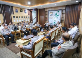 Kapolda dan PJU Polda Malut Bahas Persiapan Pindah Kantor ke Sofifi