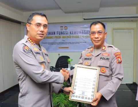 Polres Ternate Sabet 2 Penghargaan di Bidang Kehumasan