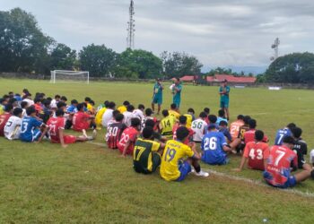 Ratusan Pemain Muda Maluku, Malut Ikut Seleksi EPA Malut United