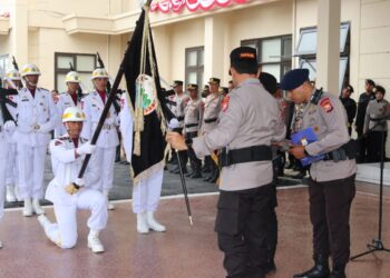 Sejarah Baru, Pataka Polda Malut Resmi Dipindahkan ke Sofifi