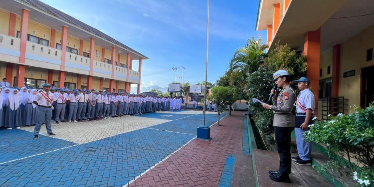 Ditlantas Polda Malut Ajak Pelajar Jadi Pelopor Tertib Berlalu Lintas