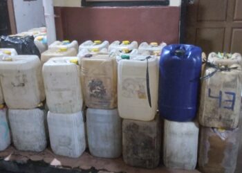 Polsek Ternate Selatan Amankan 72 Galon Minyak Tanah Subsidi