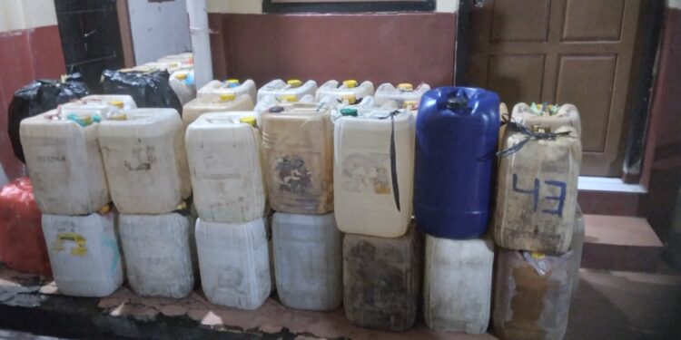 Polsek Ternate Selatan Amankan 72 Galon Minyak Tanah Subsidi